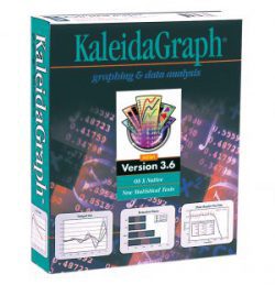 KaleidaGraph version 3.6 packaging
